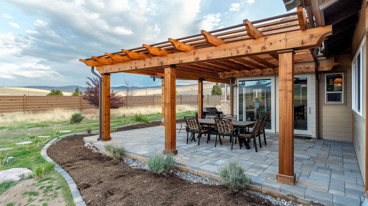 A patio installed in Twin Falls